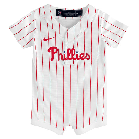 Philadelphia Phillies Nike Infant Home Replica Romper Jersey - White