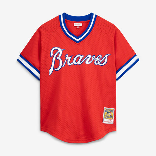 Dale Murphy Atlanta Braves Mitchell & Ness Authentic Batting Practice Jersey - Scarlet