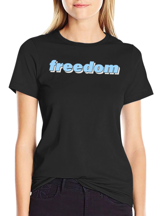 Freedom T-Shirt - Black Graphic Tee