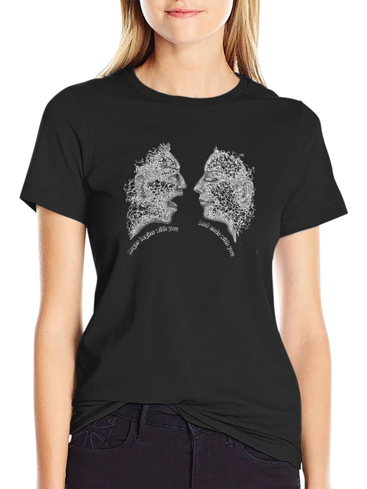 Abstract Faces Graphic Tee - Together T-Shirt