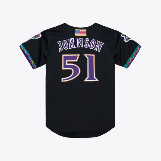 Randy Johnson Arizona Diamondbacks Mitchell & Ness 2001 Authentic Jersey - Black