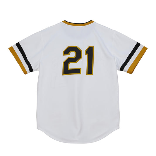 Roberto Clemente Pittsburgh Pirates Mitchell & Ness Cooperstown Collection Authentic Jersey - White