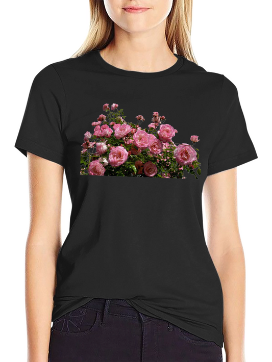 Floral Print Crew Neck T-Shirt