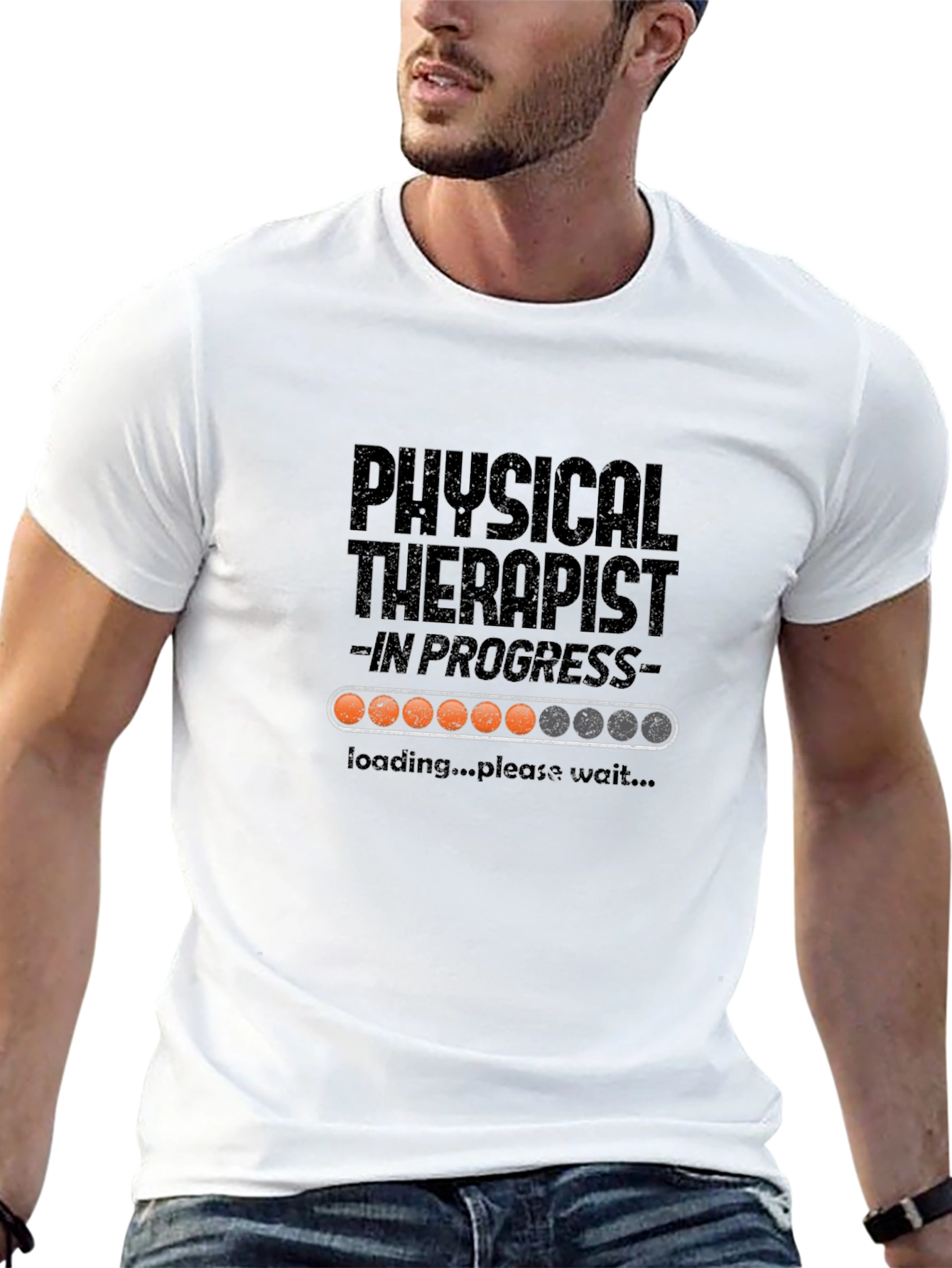 Physical Therapist in Progress Loading T-Shirt