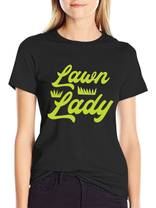 Lawn Lady Graphic Tee - Black