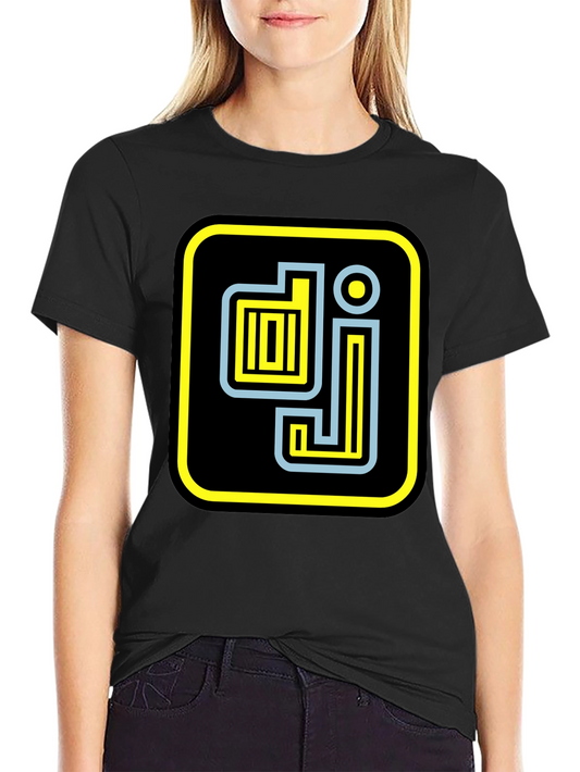 DJ Graphic Tee - Stylish Black Cotton T-Shirt