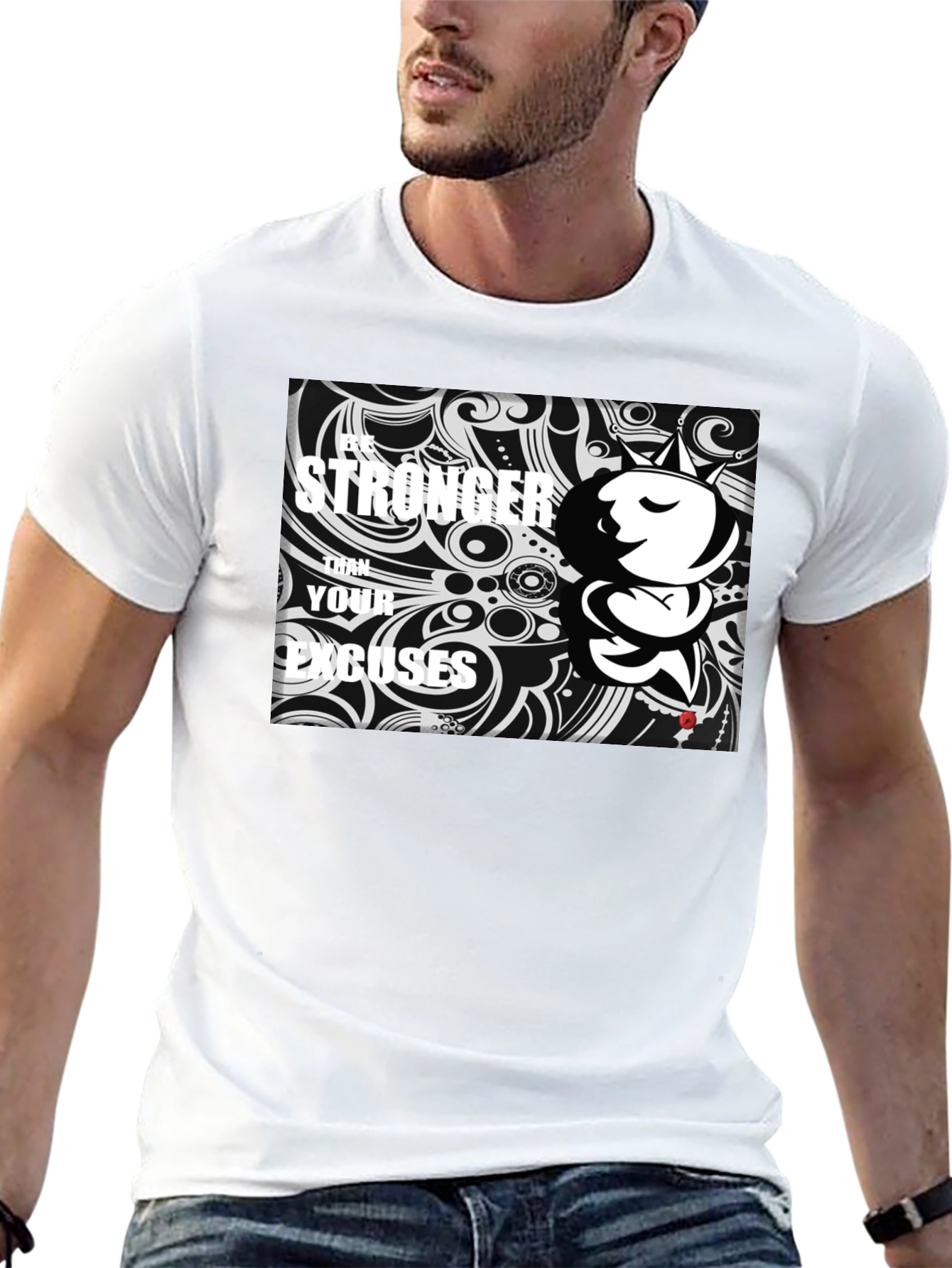 Be Stronger T-Shirt - Black Graphic Tee