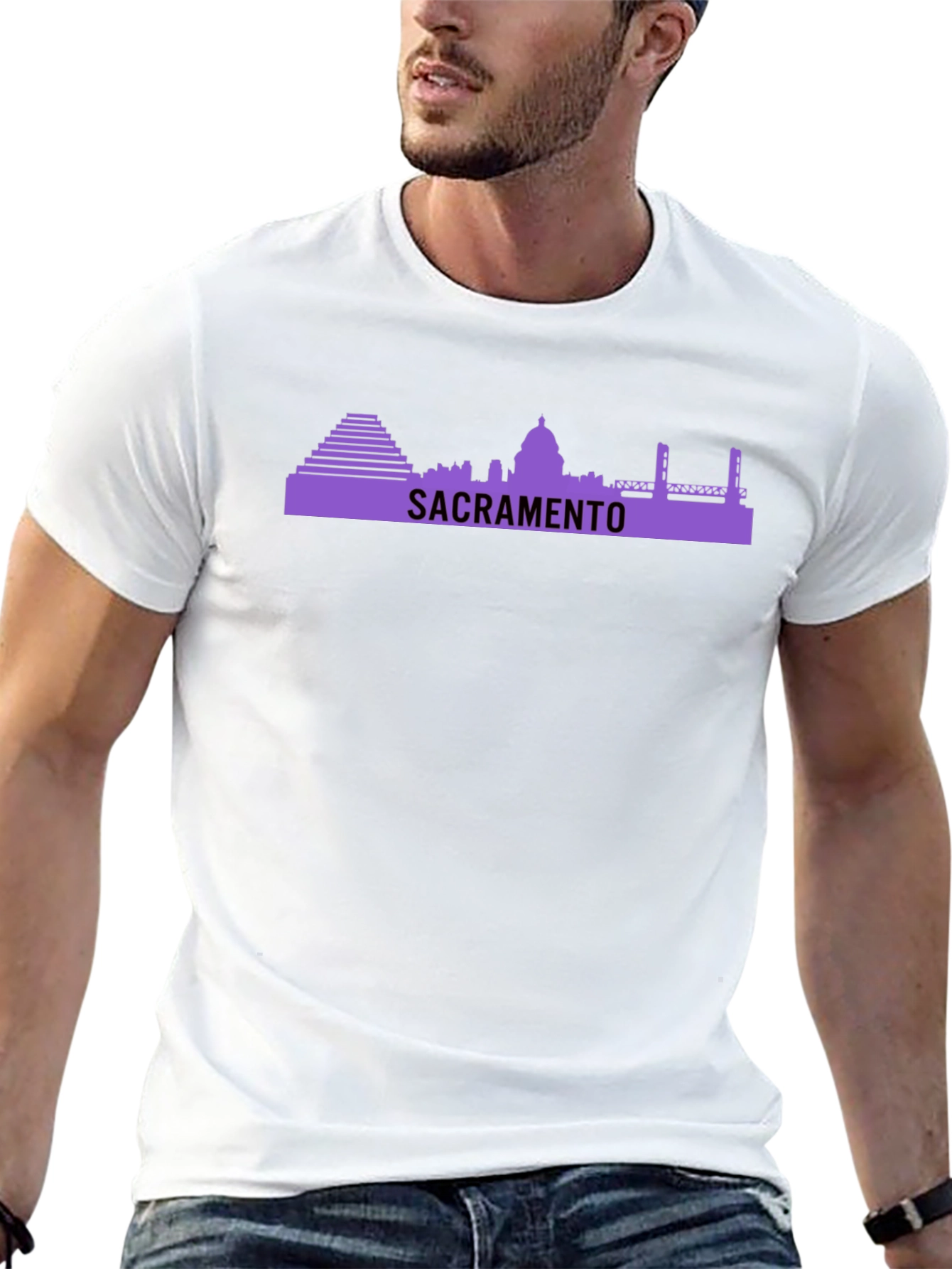Sacramento Skyline Graphic T-Shirt