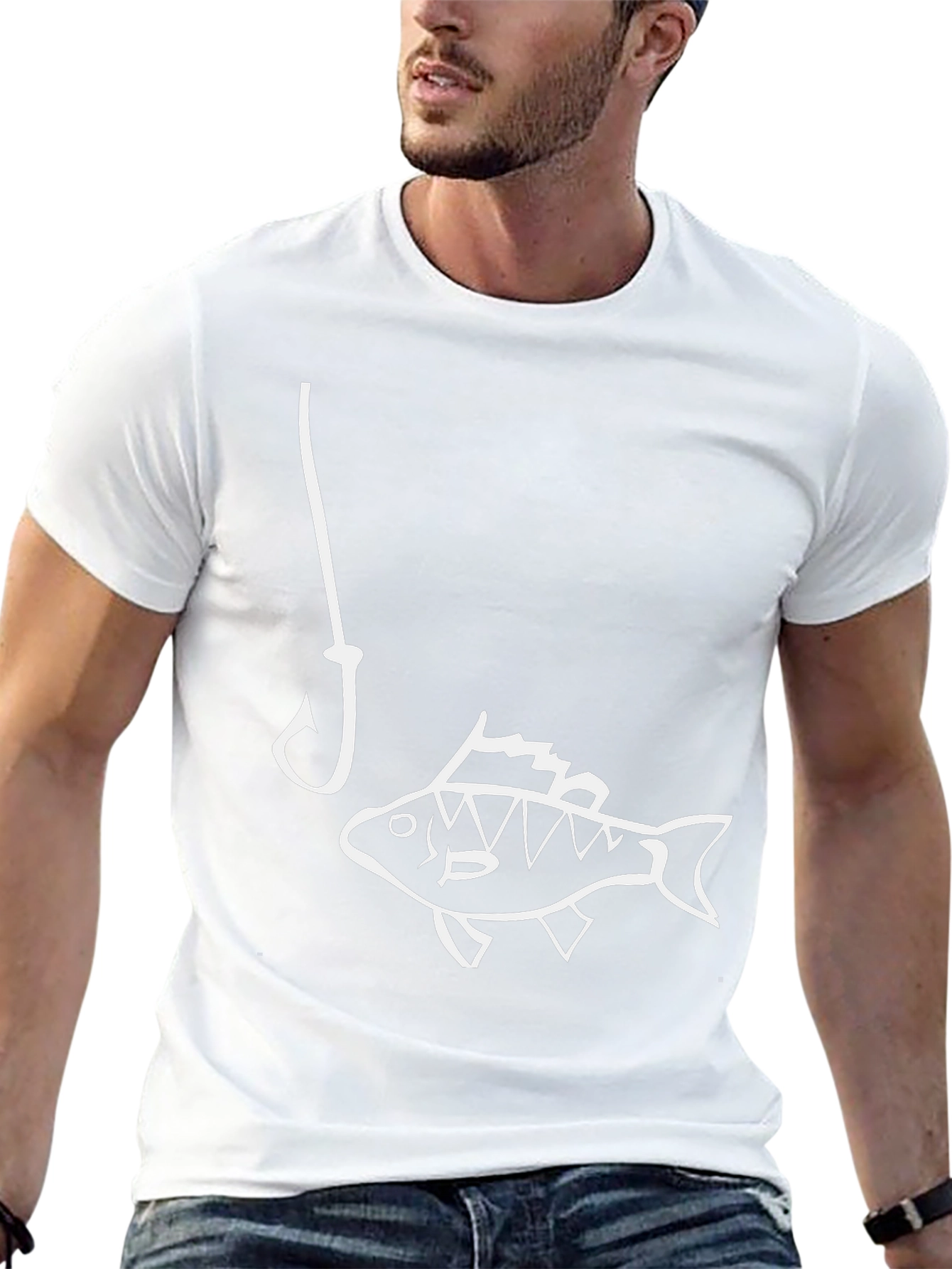 Funny Fishing T-Shirt - Hooked on Humor!
