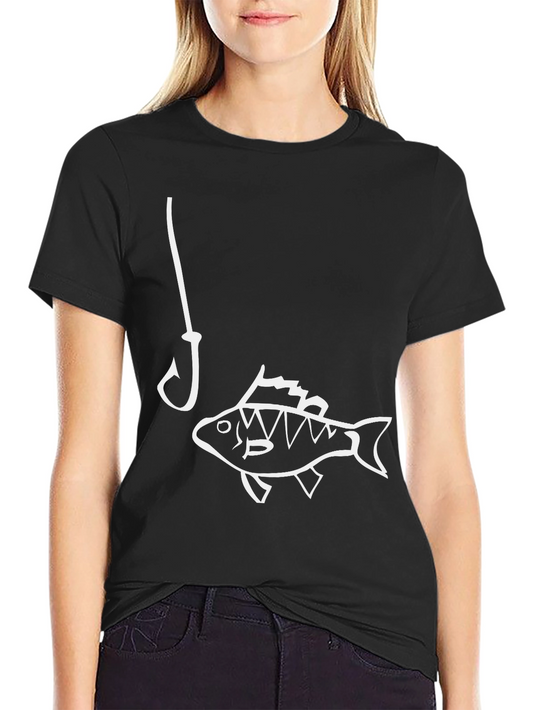 Funny Fishing T-Shirt - Hooked on Humor!