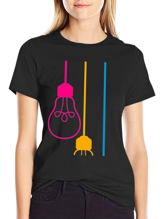 Modern Lightbulb Graphic T-Shirt - Stylish & Unique