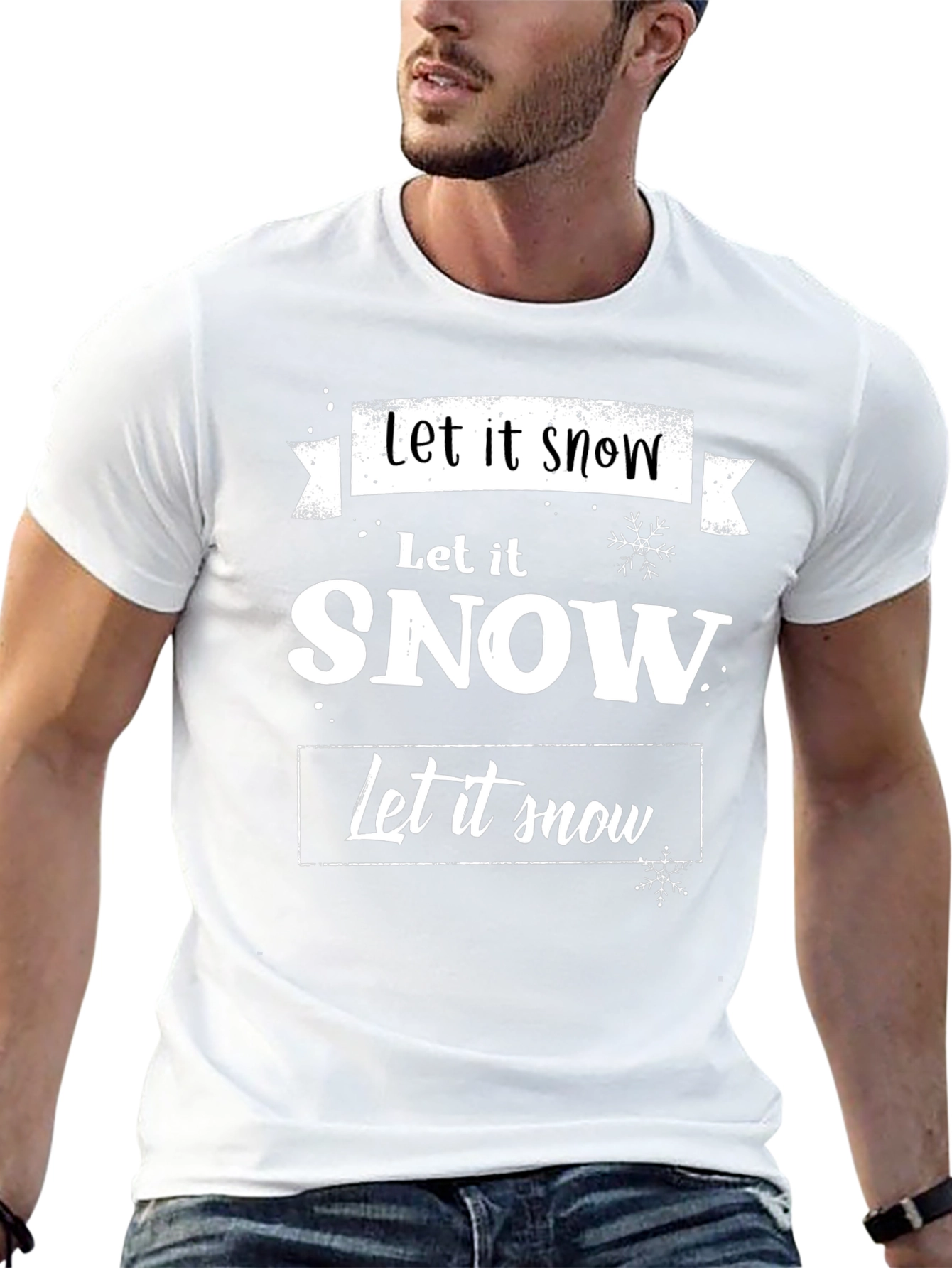 Let it Snow Graphic Tee - Holiday Season Shirt
