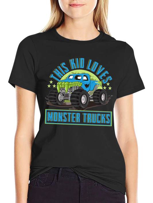 Monster Truck Kids T-Shirt