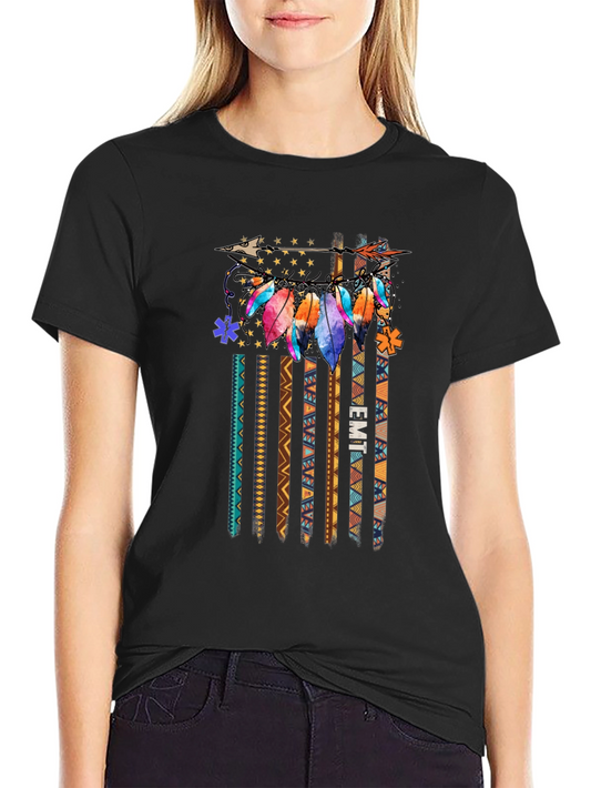 EMT Feather Arrow Graphic Tee