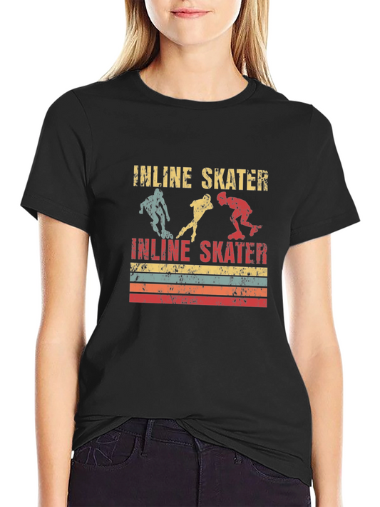 Retro Inline Skater T-Shirt - Vintage Style