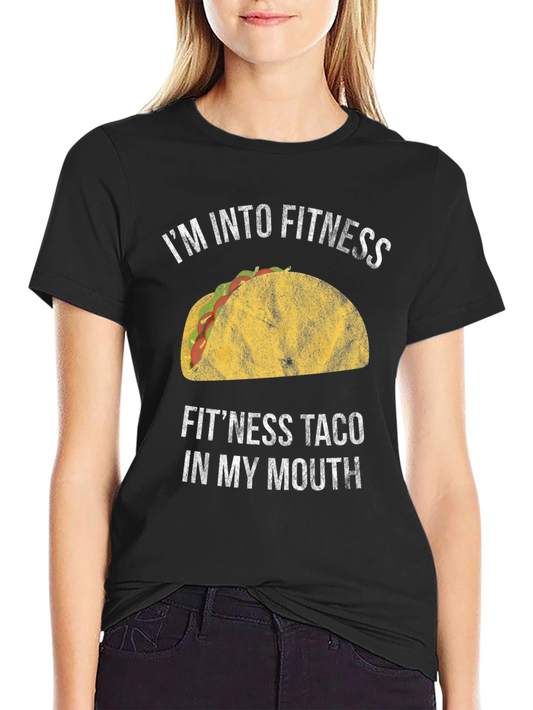 Funny Fitness Taco T-Shirt - Foodie Gym Tee