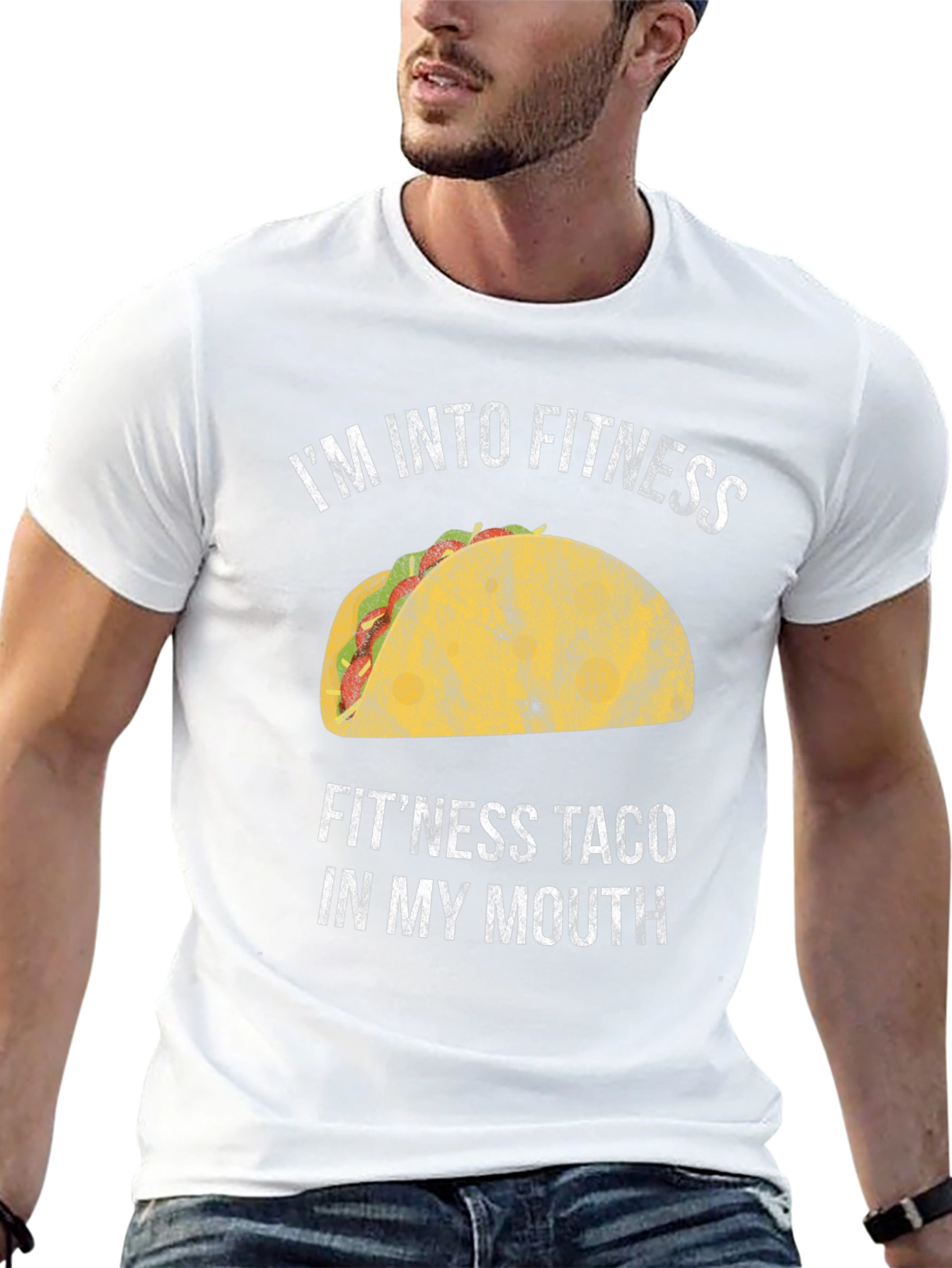 Funny Fitness Taco T-Shirt - Foodie Gym Tee