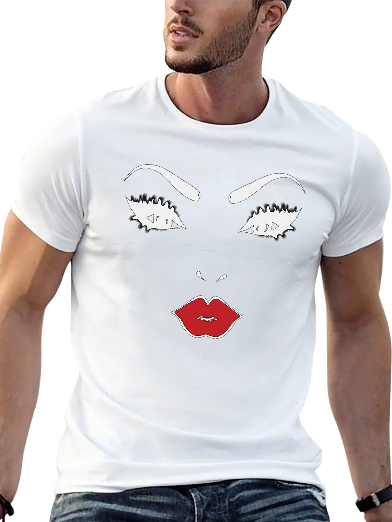 Bold Graphic Tee - Diva Face