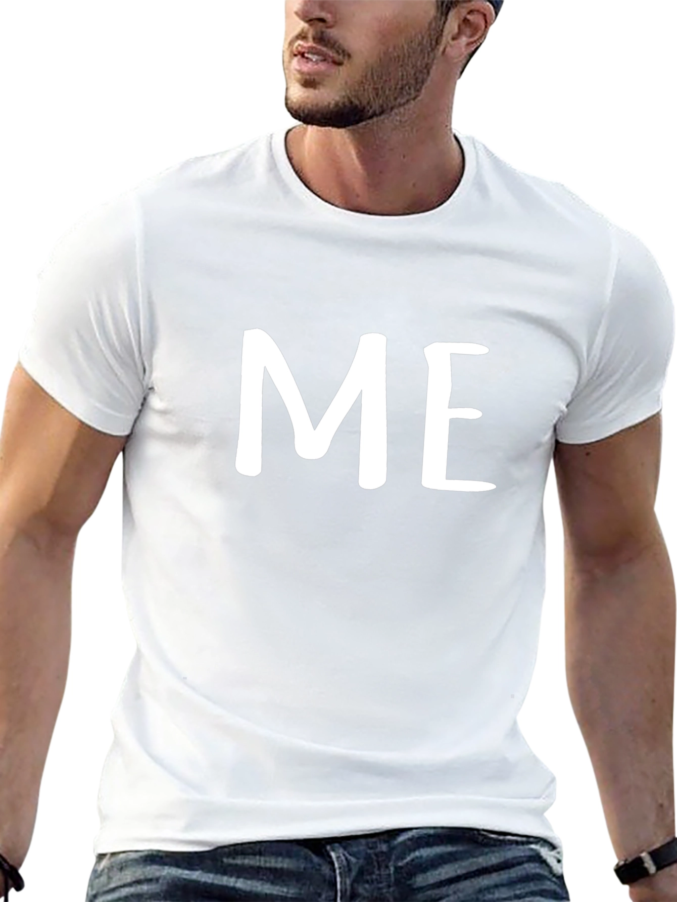 Bold ME Graphic Black T-Shirt