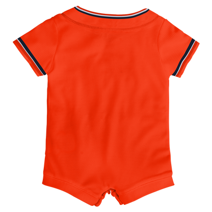 Detroit Tigers Nike Newborn Alternate Replica Romper Jersey - Orange