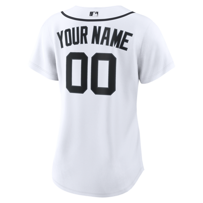Detroit Tigers Nike Women's Home Replica Custom Jersey - White