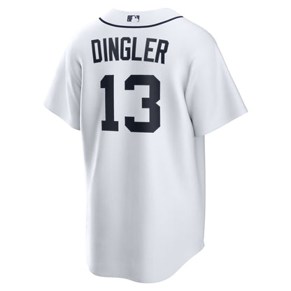 Dillon Dingler Detroit Tigers Nike Home Replica Jersey - White
