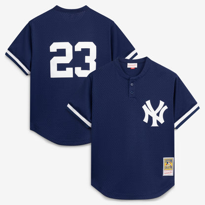 Don Mattingly New York Yankees Mitchell &amp;amp; Ness Authentic Batting Practice Jersey - Navy