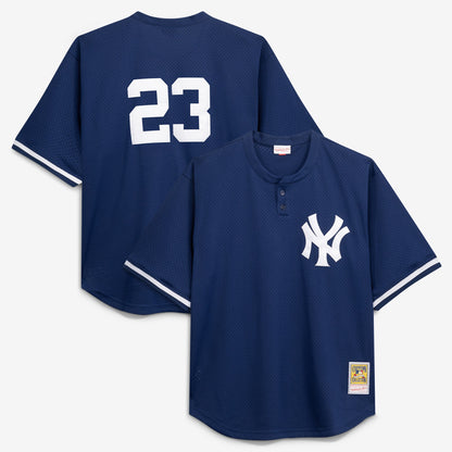 Don Mattingly New York Yankees Mitchell &amp;amp; Ness Cooperstown Collection Big &amp;amp; Tall Mesh Batting Practice Jersey - Navy
