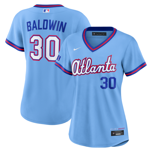 Drake Baldwin Atlanta Braves Nike Women's 2026 City Connect Stadium Jersey - Powder Blue