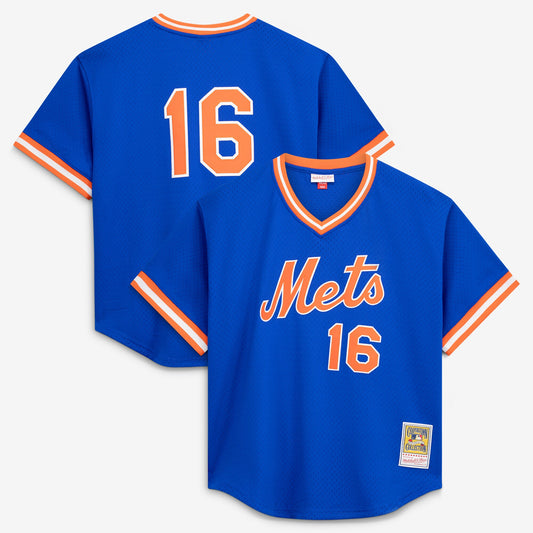 Dwight Gooden New York Mets Mitchell &amp;amp; Ness Authentic Batting Practice Jersey - Royal