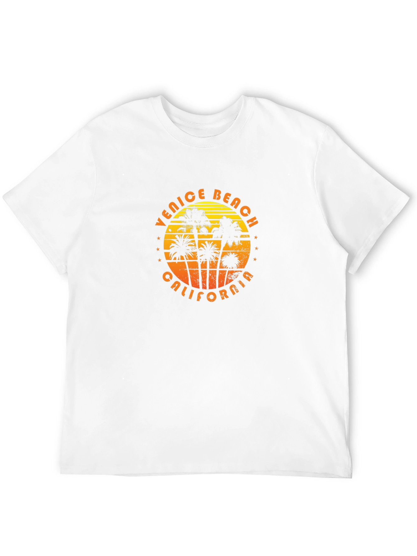 Venice Beach California Palm Tree Graphic T-Shirt