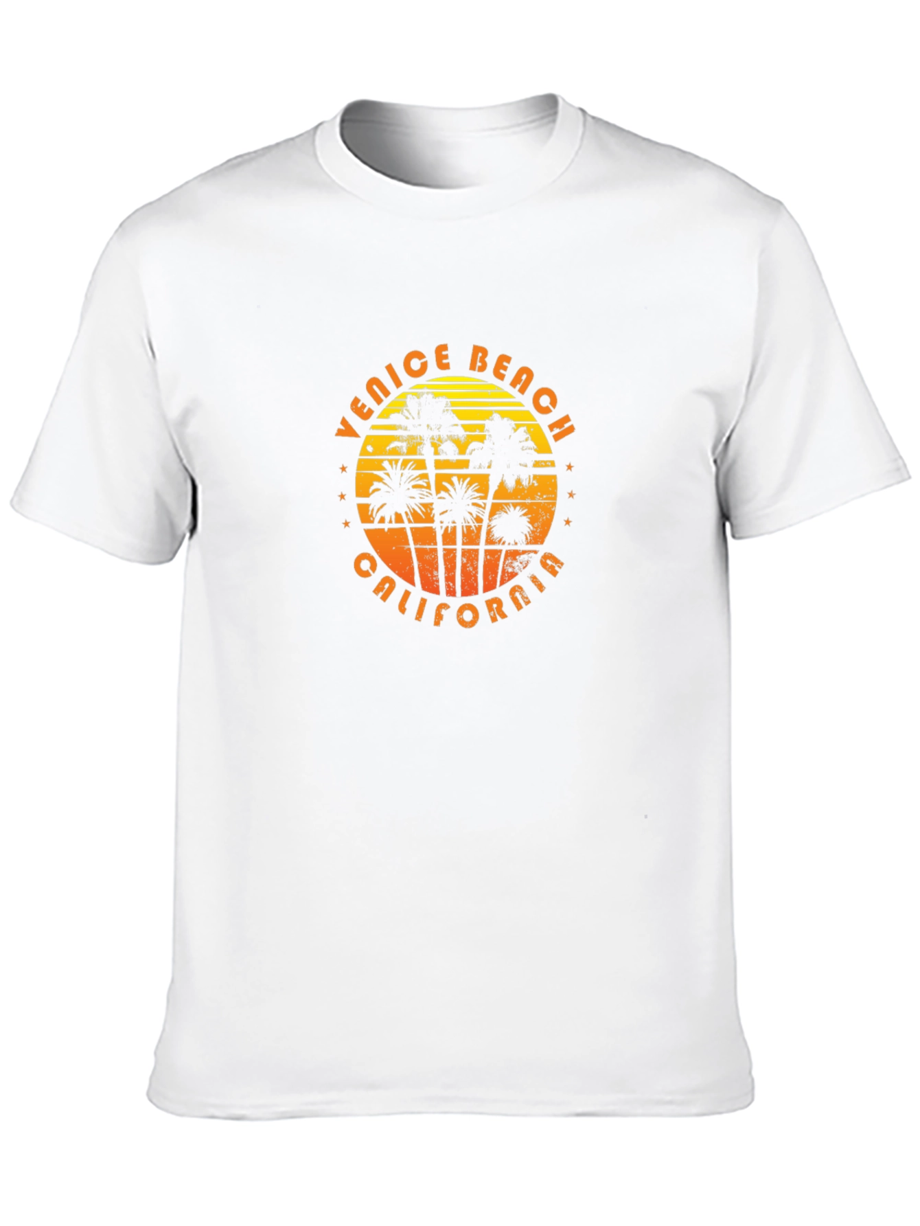 Venice Beach California Palm Tree Graphic T-Shirt