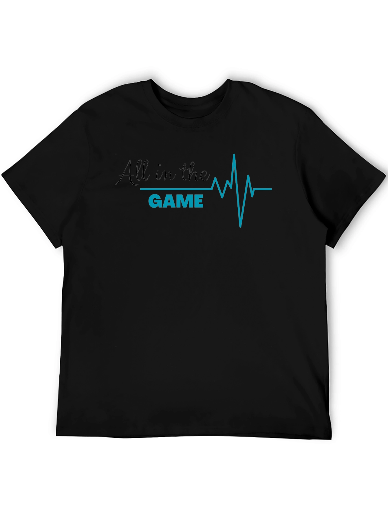 All in the Game Graphic Tee - Black