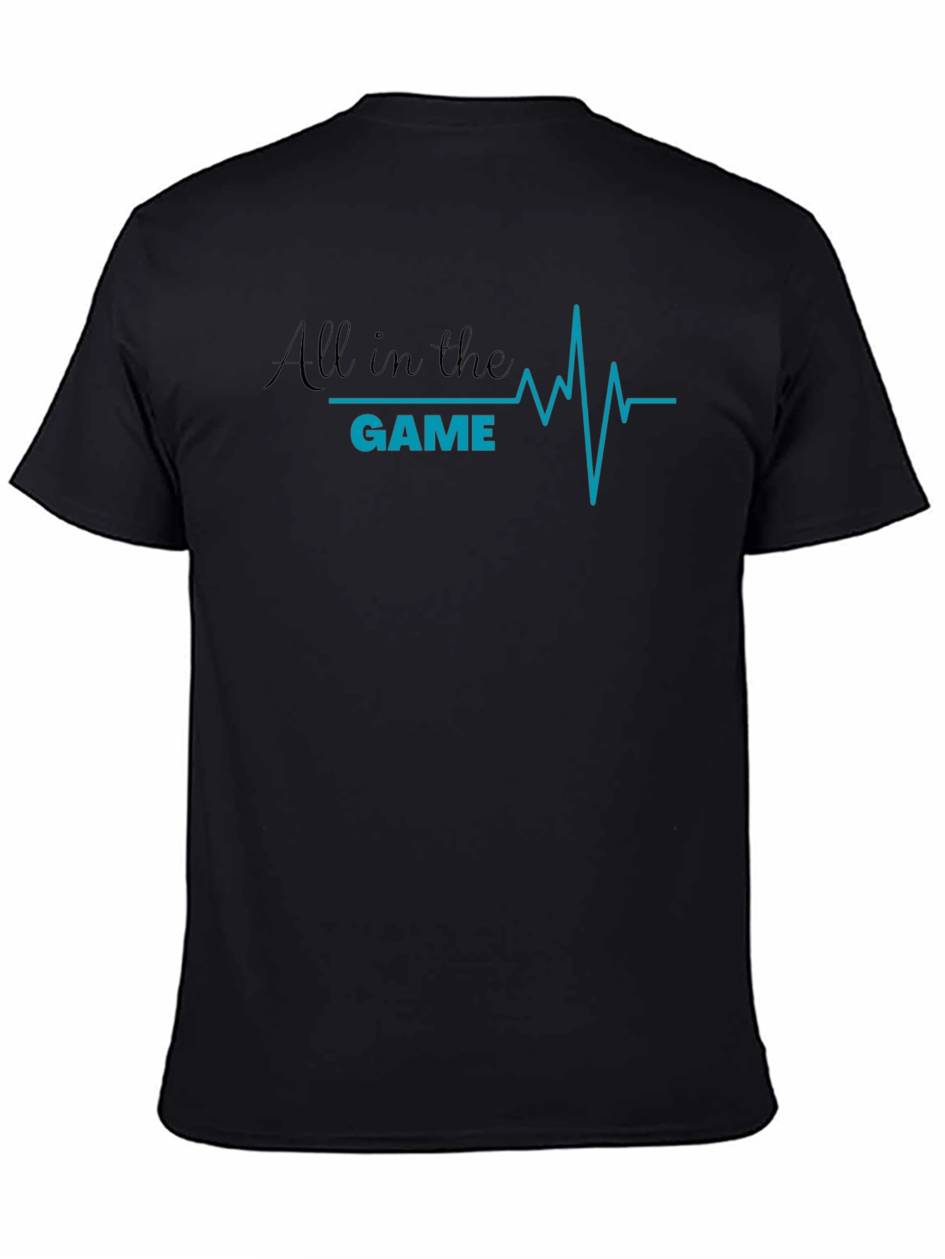 All in the Game Graphic Tee - Black