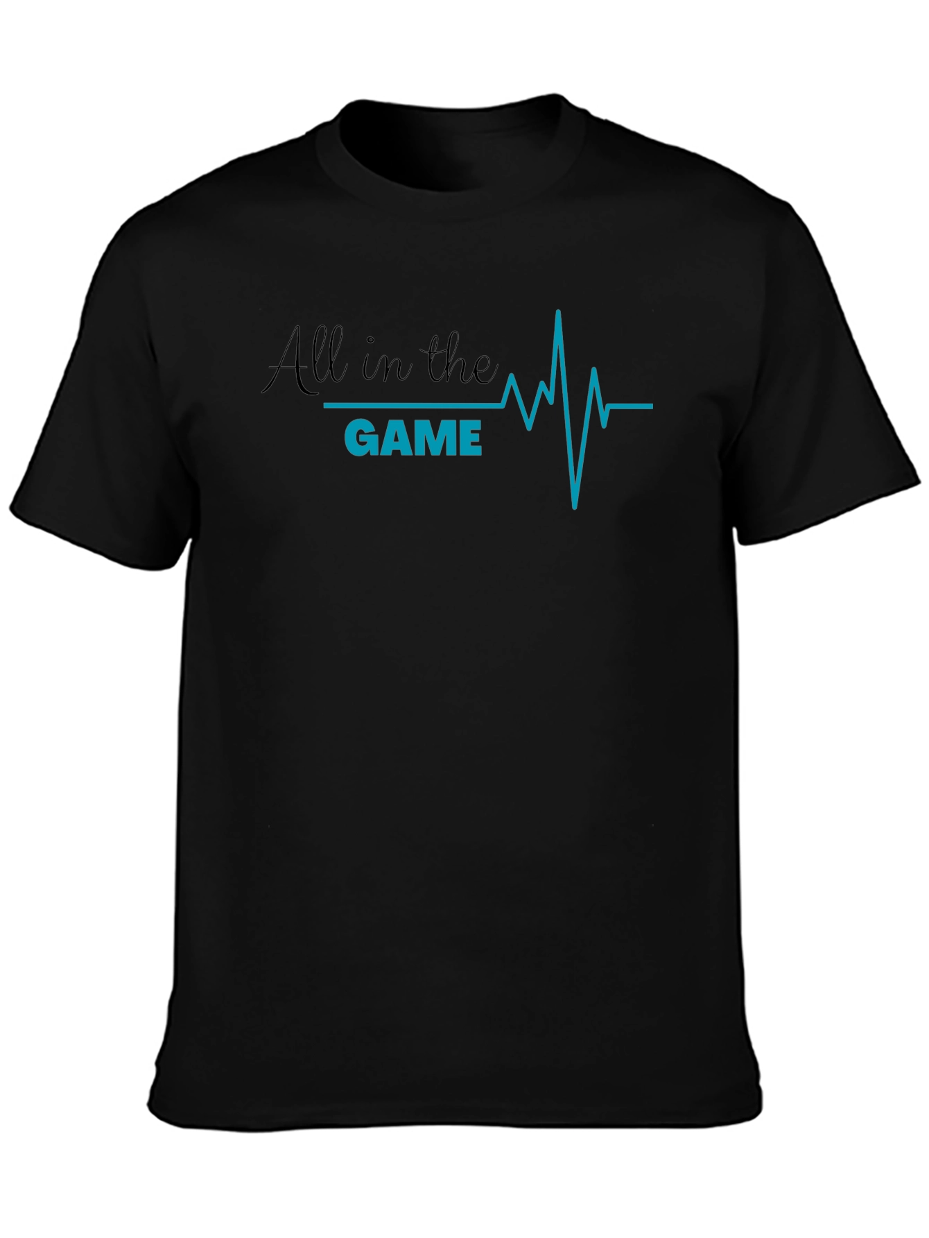 All in the Game Graphic Tee - Black