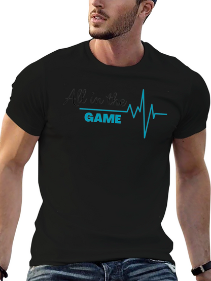All in the Game Graphic Tee - Black