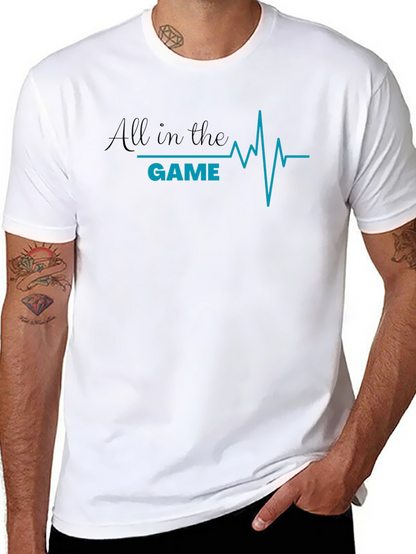 All in the Game Graphic Tee - Black
