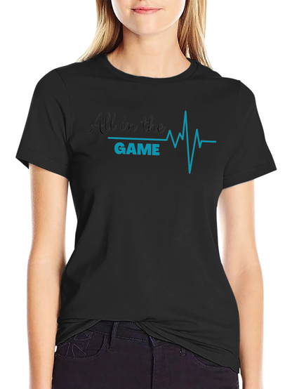 All in the Game Graphic Tee - Black
