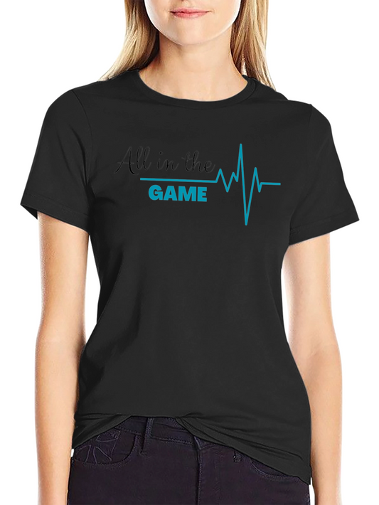 All in the Game Graphic Tee - Black
