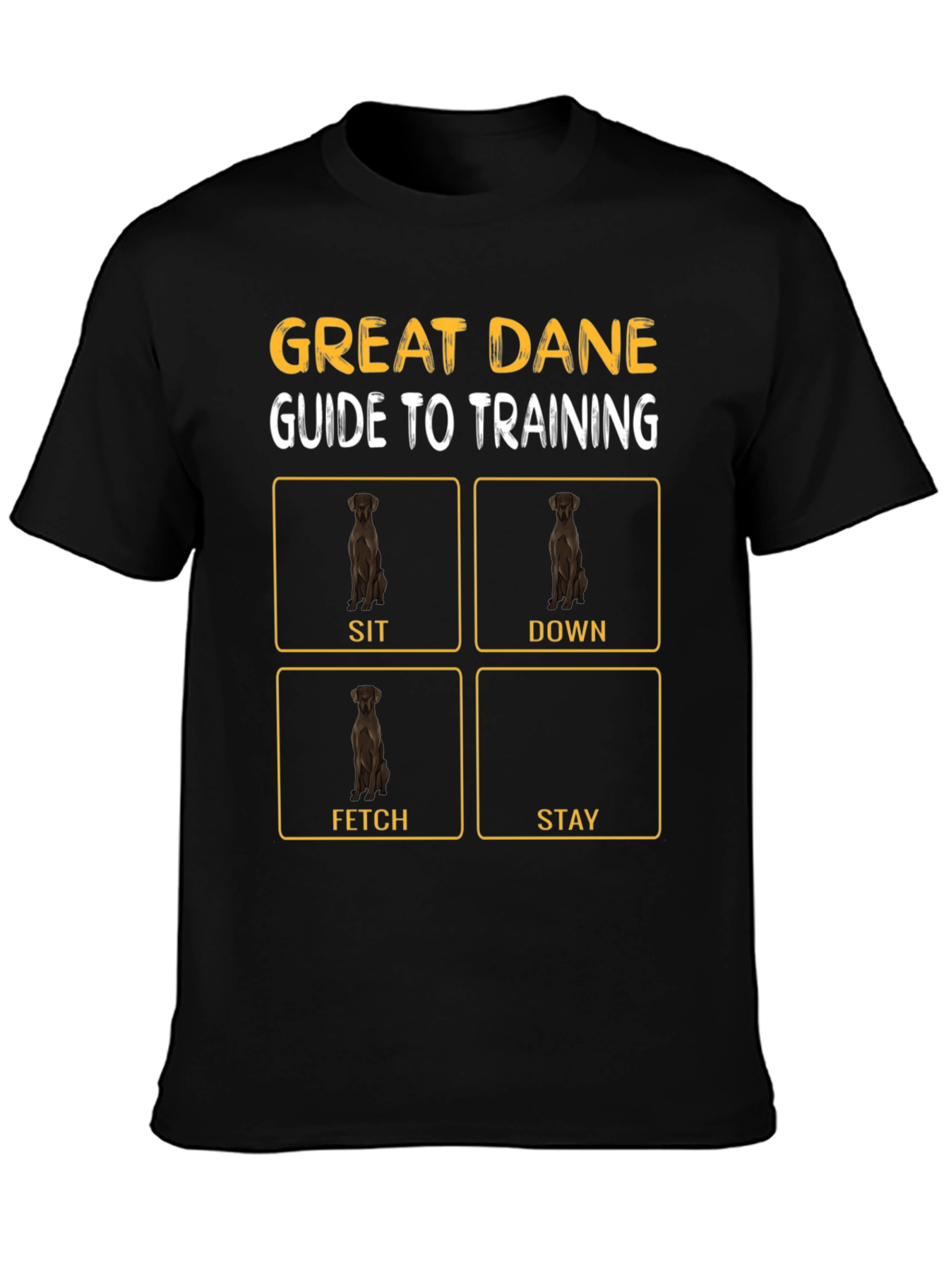 Great Dane Training Guide T-Shirt