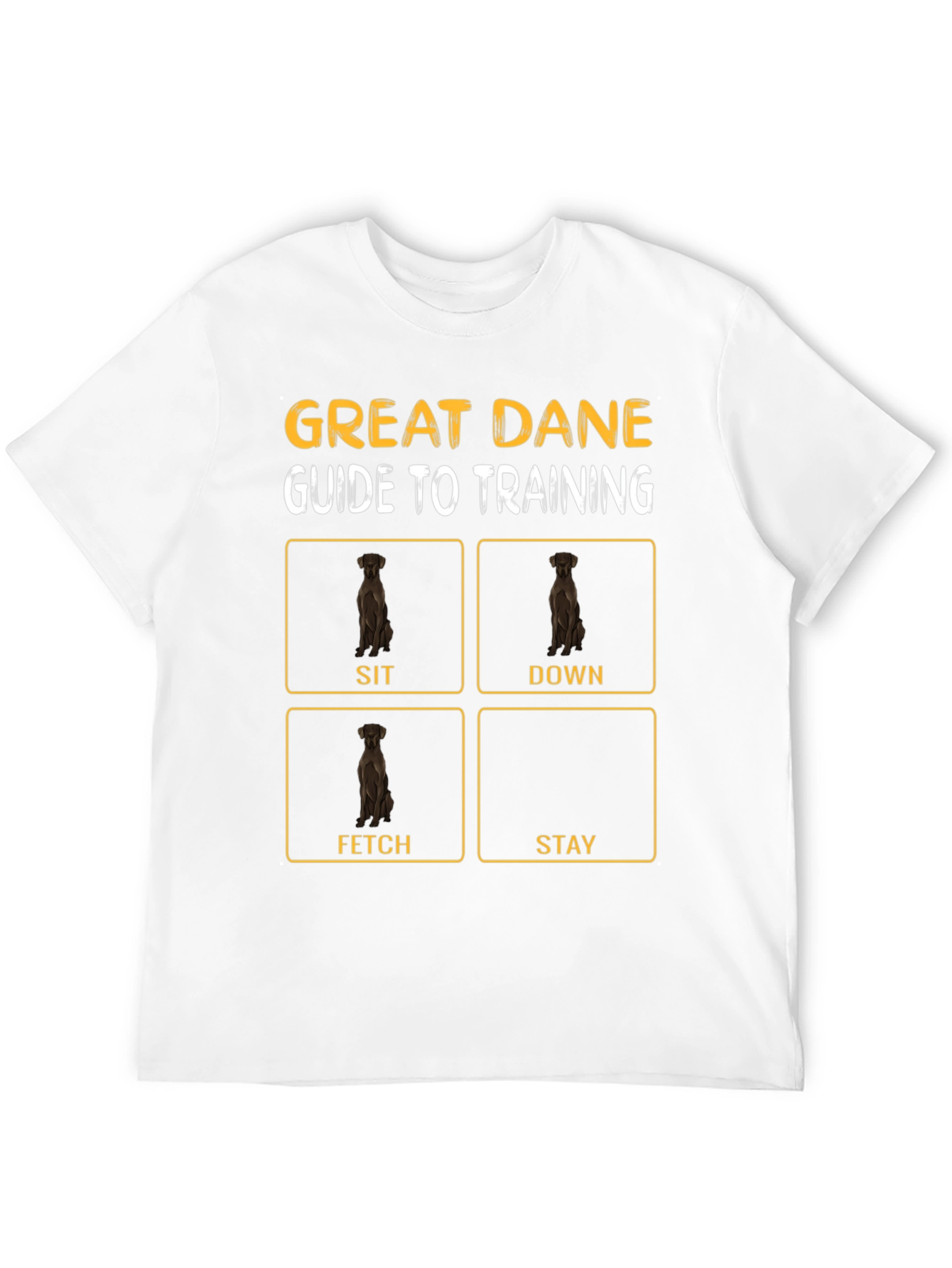 Great Dane Training Guide T-Shirt