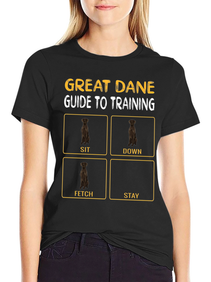 Great Dane Training Guide T-Shirt