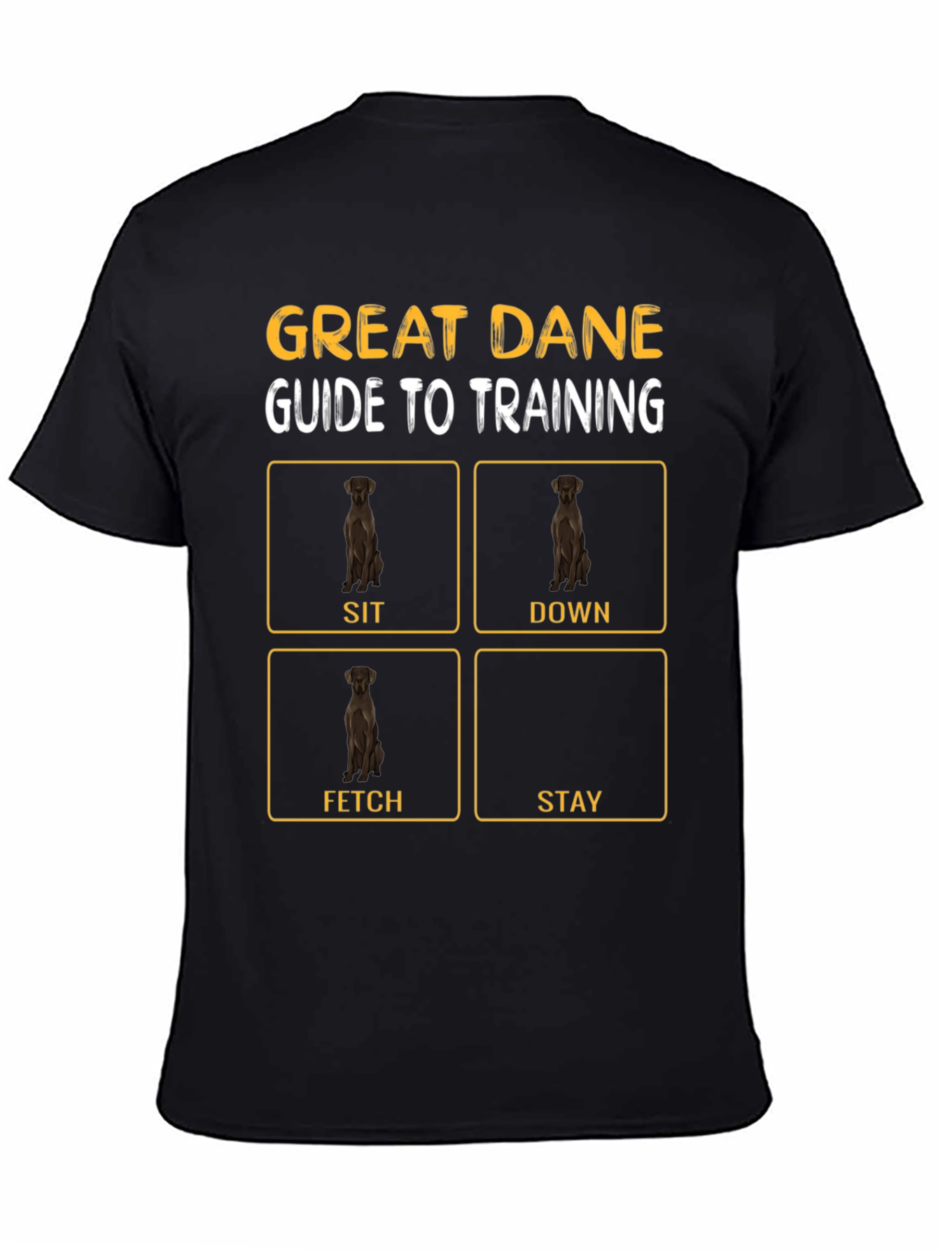 Great Dane Training Guide T-Shirt