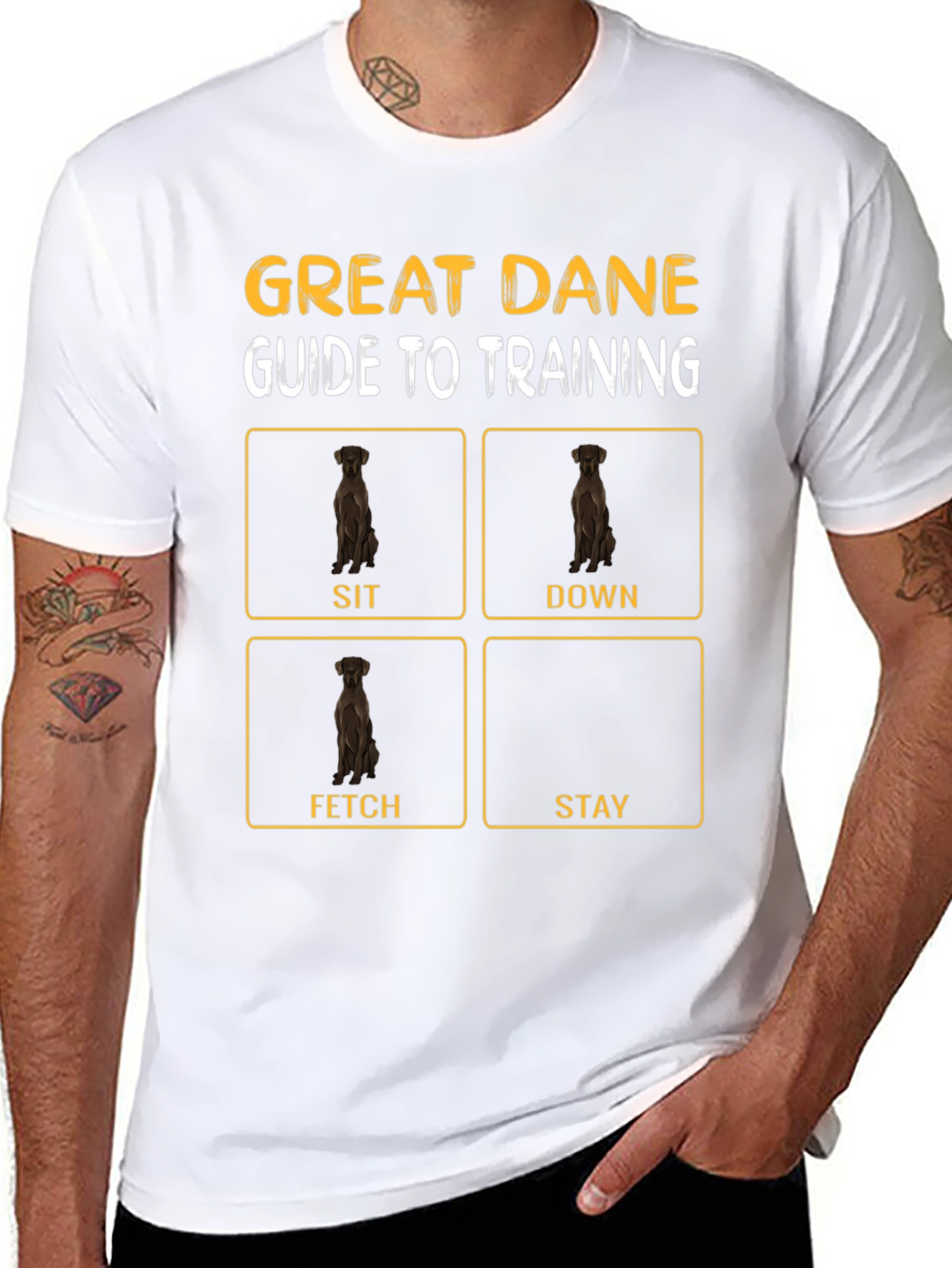 Great Dane Training Guide T-Shirt
