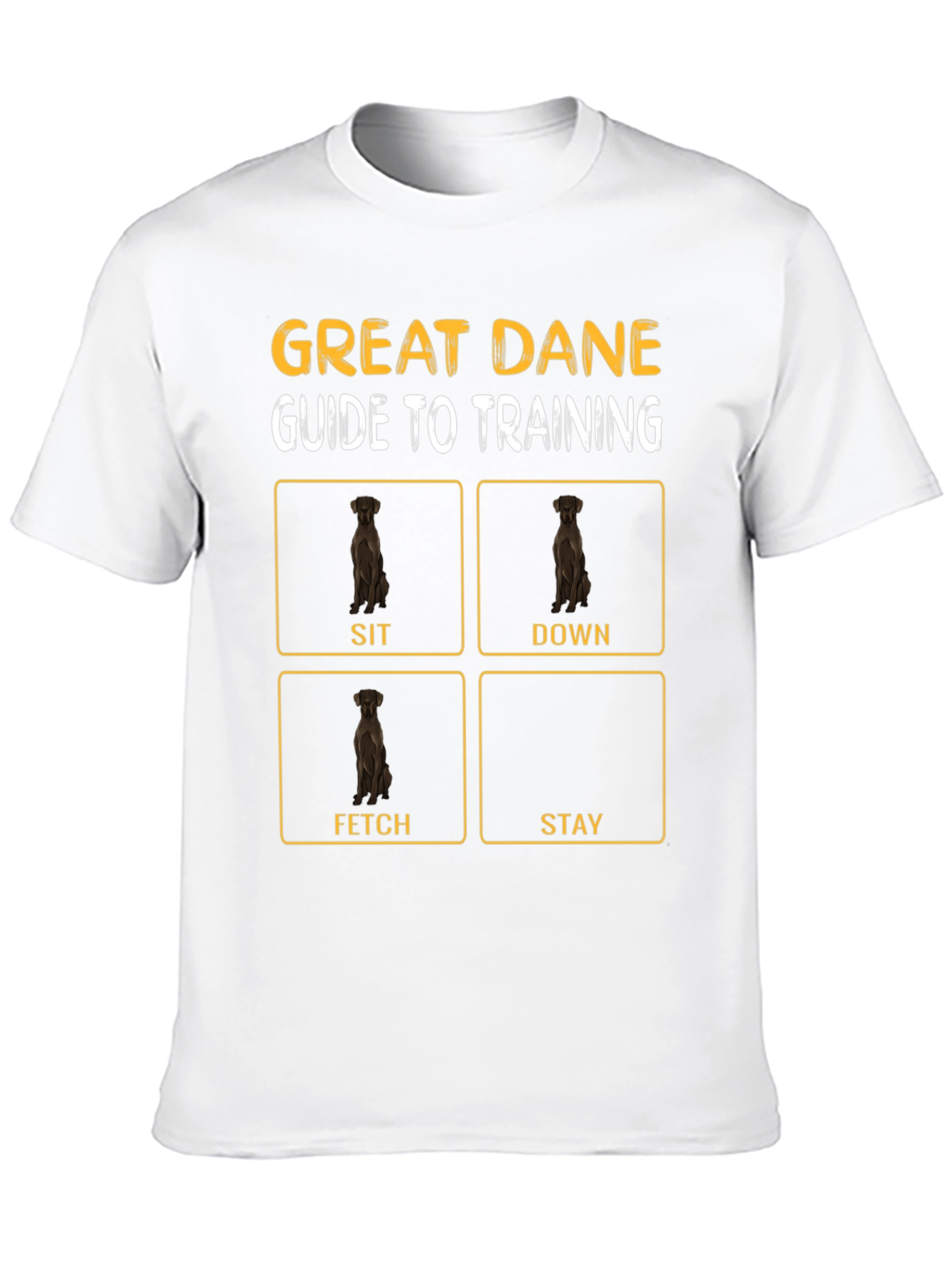 Great Dane Training Guide T-Shirt
