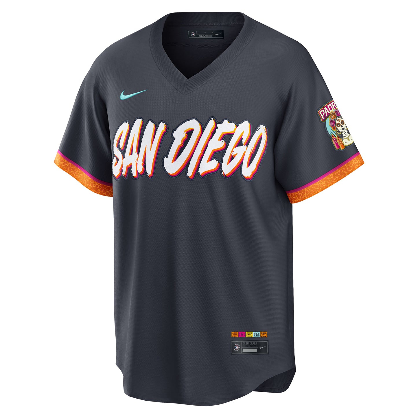 San Diego Padres Nike 2026 City Connect Stadium Jersey - Obsidian