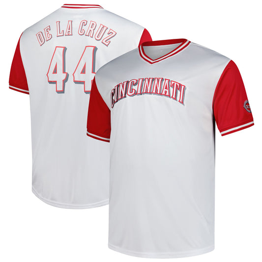 Elly De La Cruz Cincinnati Reds Profile Big &amp;amp; Tall Name &amp;amp; Number Jersey - White