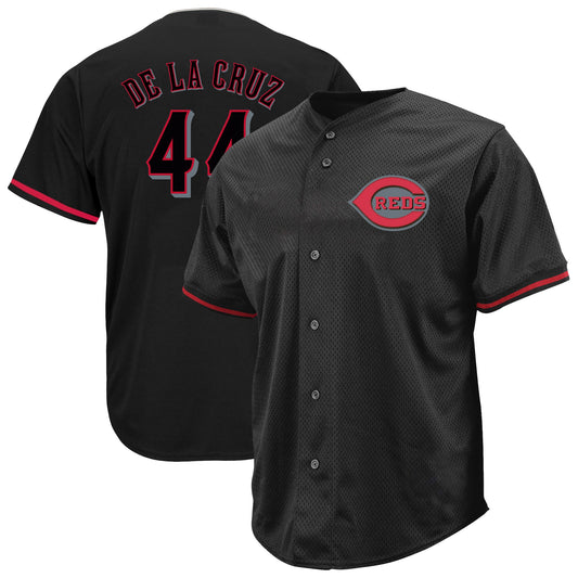 Elly De La Cruz Cincinnati Reds Profile Big &amp;amp; Tall Pop Fashion Jersey - Black