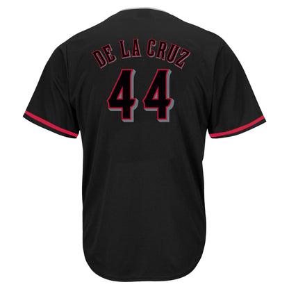 Elly De La Cruz Cincinnati Reds Profile Big &amp;amp; Tall Pop Fashion Jersey - Black