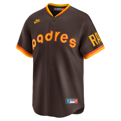 San Diego Padres Nike Cooperstown Collection Limited Jersey - Brown